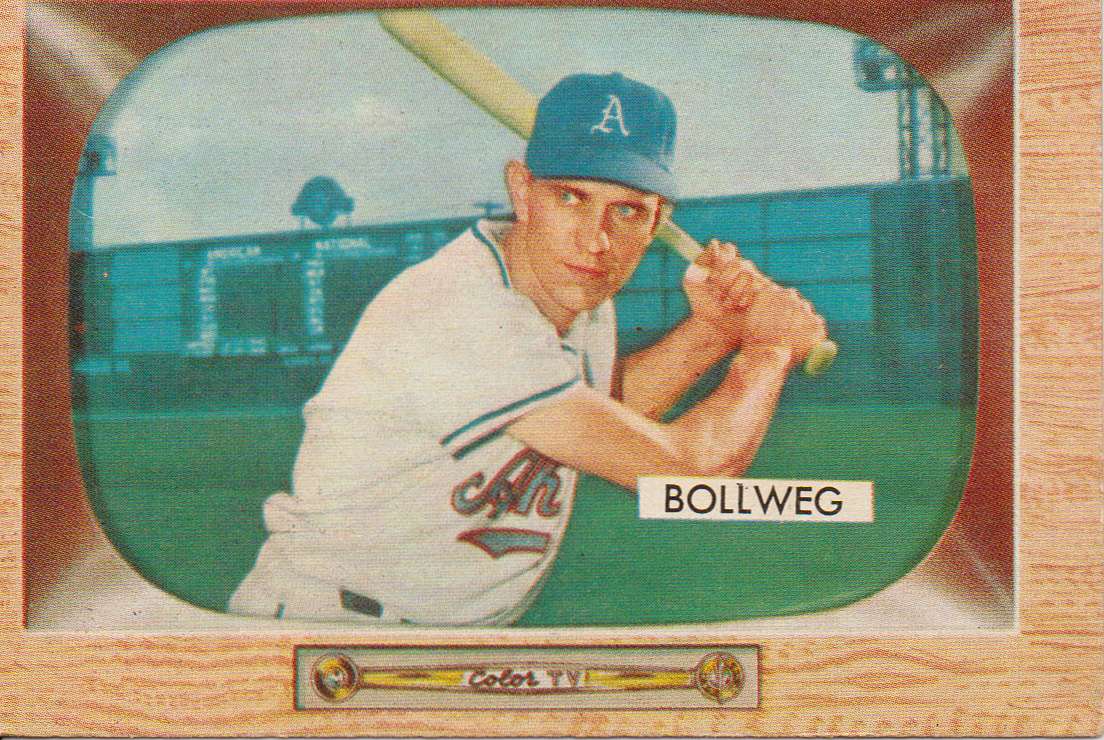 1955 Bowman     054      Don Bollweg